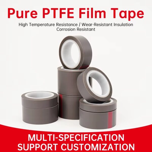 0.08mm PTFE Film Tape – Heat Resistant Adhesive Roll for Vacuum Sealer Machines