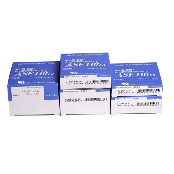 Chukoh Flo ASF110 Adhesive Tape – 0.08mm x 25mm x 10m, Corrosion Resistant