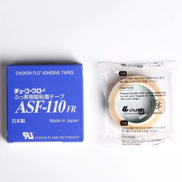Chukoh Flo ASF110 Adhesive Tape – 0.08mm x 25mm x 10m, Corrosion Resistant