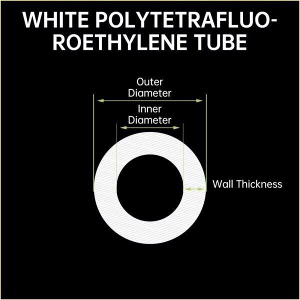 Custom PFA PTFE Tube – White, Food Grade, Medical-Grade Hose Pipe