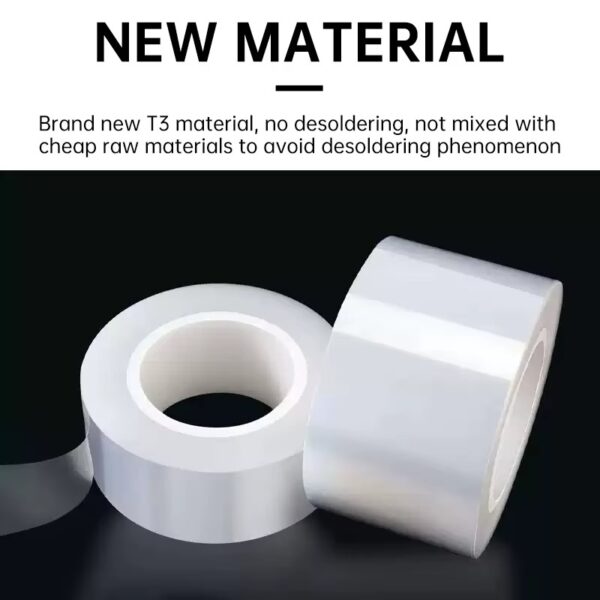 0.03mm Clear Transparent FEP Film Roll – High-Temperature Resistant for 3D Printers