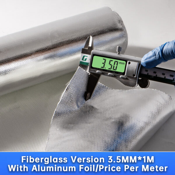 Reflective Closed-Cell Foam Fiberglass Aluminum Foil Fabric