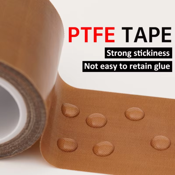 High-Temperature PTFE Coated Fiberglass Tape – Adhesive Roll for Vacuum Sealers
