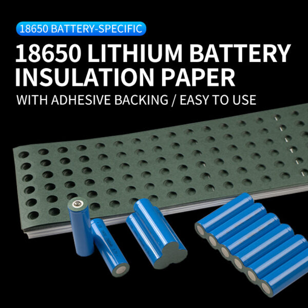 18650 Battery Insulation Gasket – Barley Paper Heat & Fireproof Protection