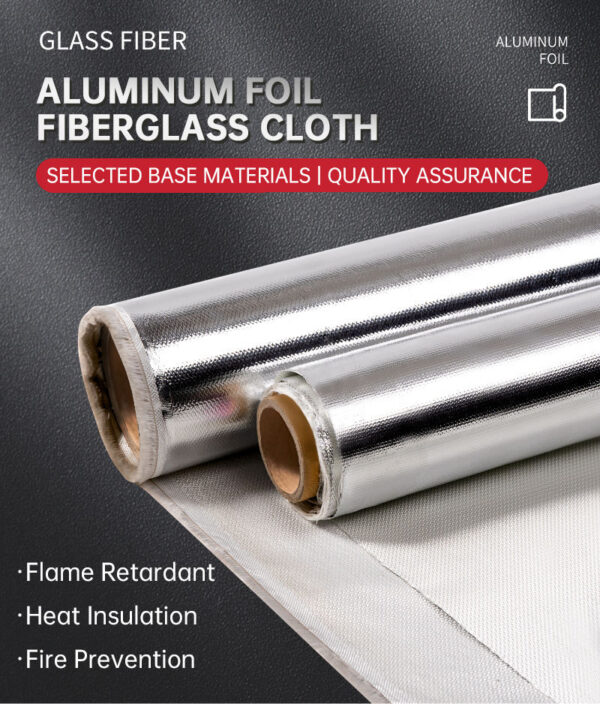 Reflective Closed-Cell Foam Fiberglass Aluminum Foil Fabric