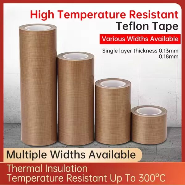 Custom PTFE Tape – Self-Adhesive, Double-Sided, Fabric Sheet for Industrial Use