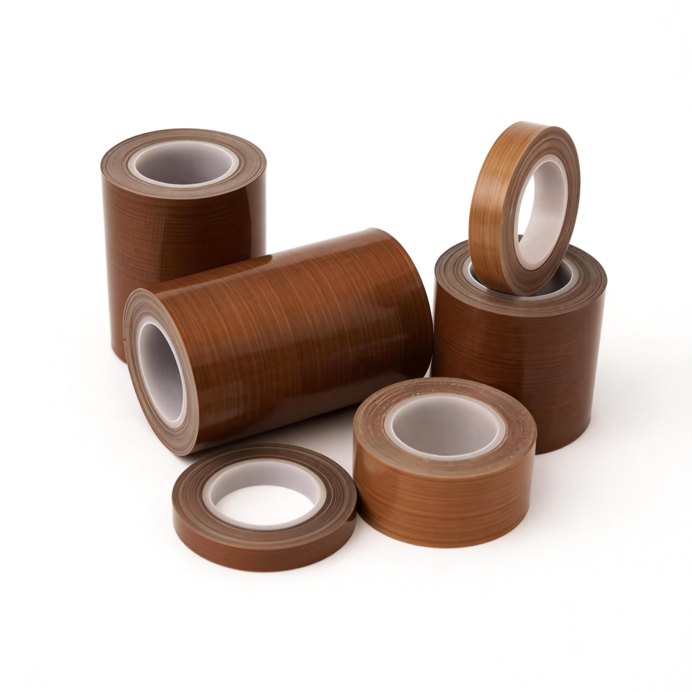 High-Temperature PTFE Coated Fiberglass Tape – Adhesive Roll for Vacuum Sealers